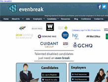 Tablet Screenshot of evenbreak.co.uk